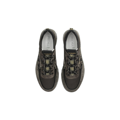 Sneakers Uomo Nous 7731, con tomaia misto pelle e suola stampata